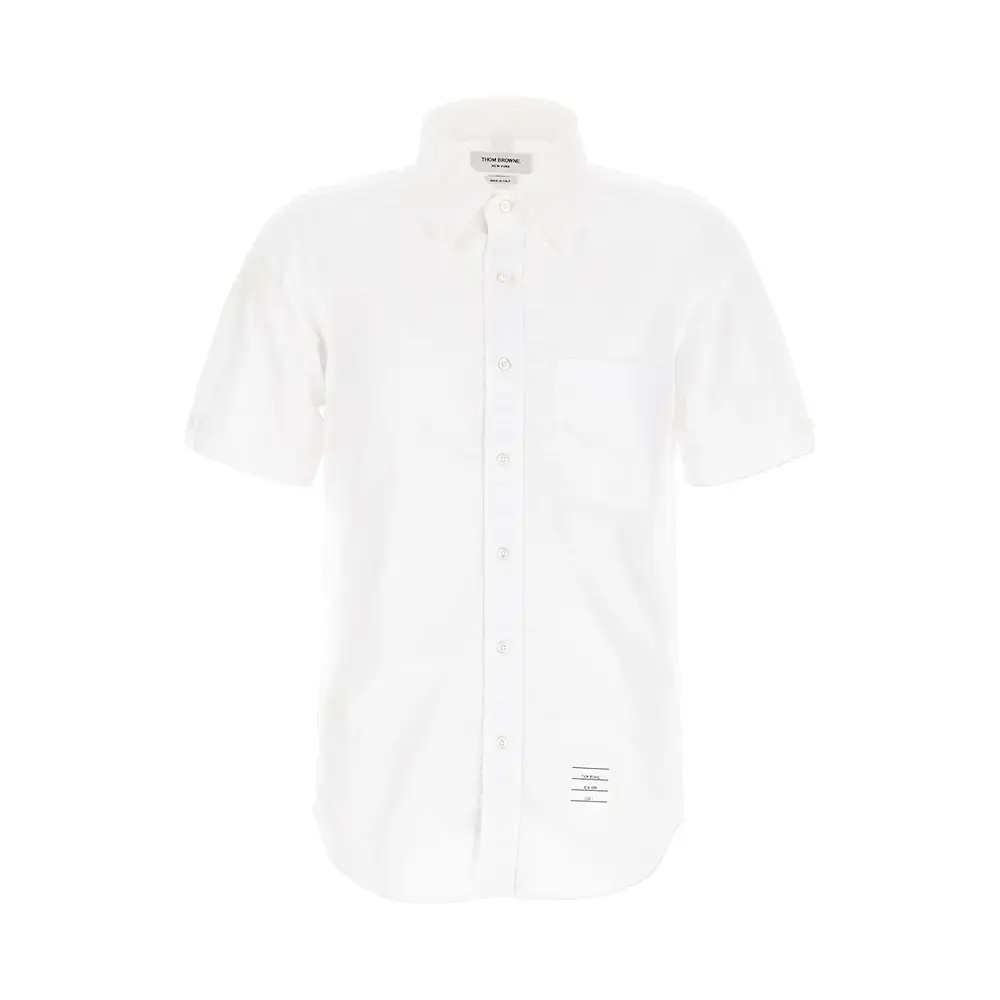 Thom Browne Oxford Short Sleeve Shirt White – voilà.id