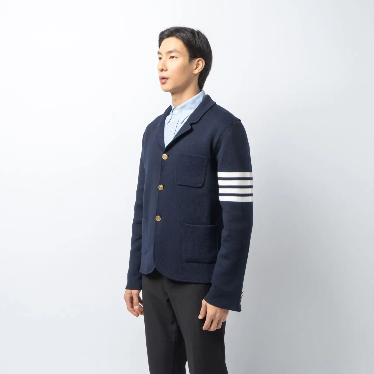 最終❗️タグ付き新品‼️THOM BROWNE sport coat ジャケット Thom Browne 4-Bar Wool Sport Coat Navy – voilà.id