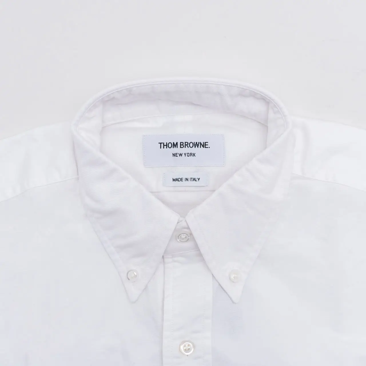 Thom Browne Plain Oxford Shirt White – voilà.id