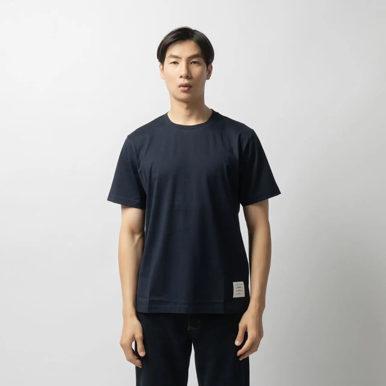 ★THOM BROWNE★ Side Slit Relaxed Fit Short Sleeve T-Shirt L Jersey Relaxed Side Slit Tee | Thom Browne