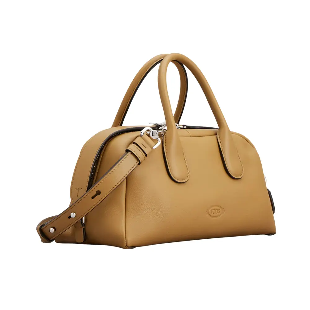 ハンドバッグ TODS KHAKI LEATHER MEDIUM DARSENA HANDBAG Woman RED Tod's Darsena Pouch Bag in Leather Medium