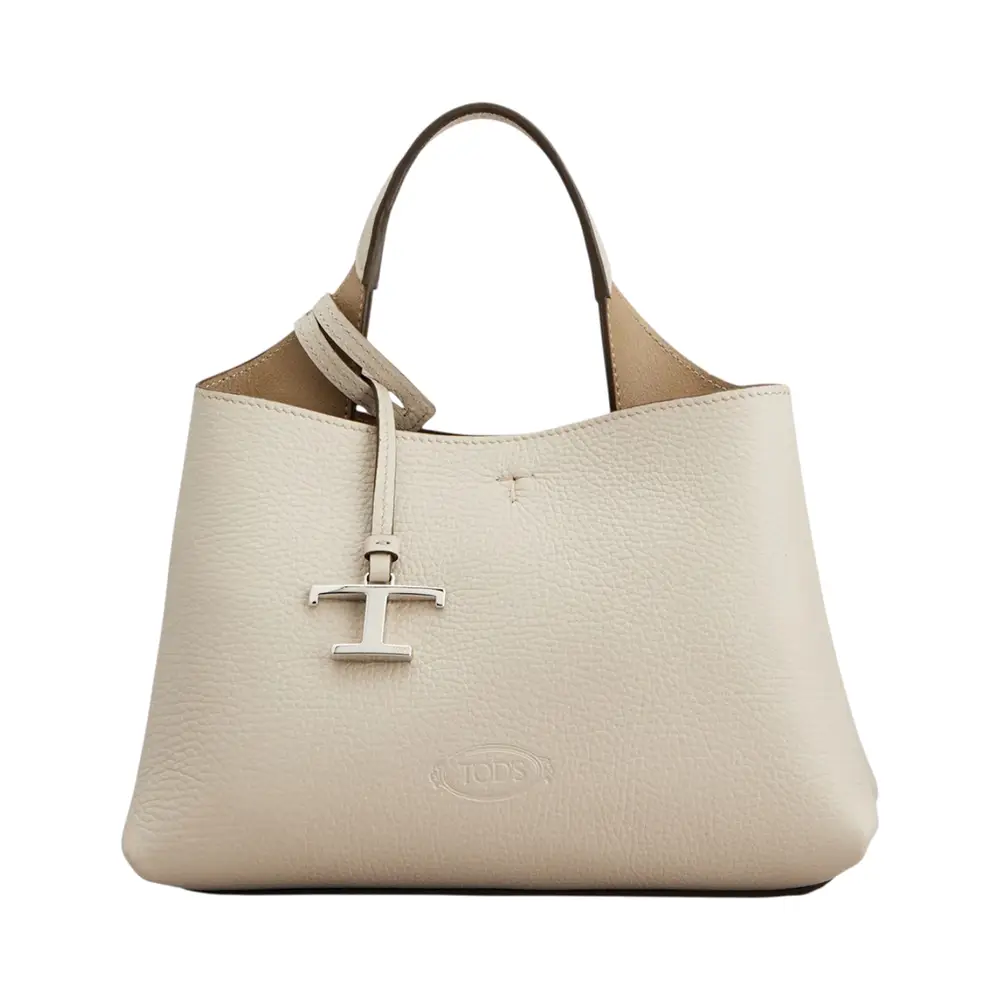 Balenciaga Biarritz Small Cotton Canvas and Square Calfskin