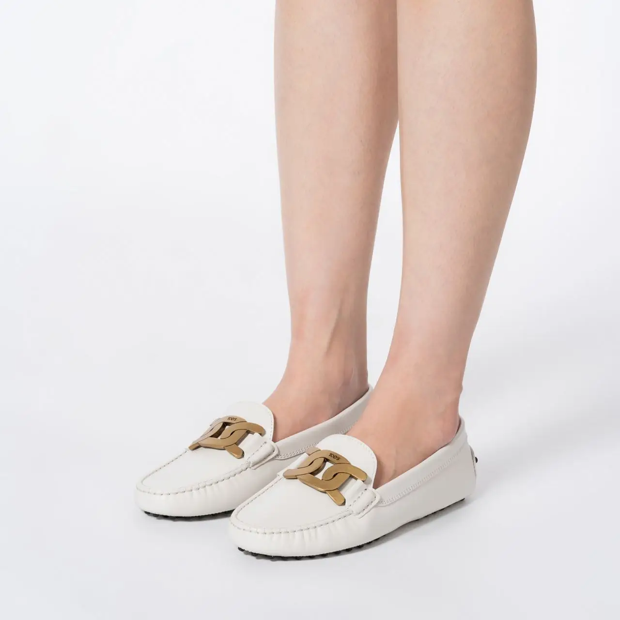 【TOD'S】 KATE GOMMINO LOAFERS Tod's Kate Gommino Suede Loafers | Neutrals | FARFETCH RO