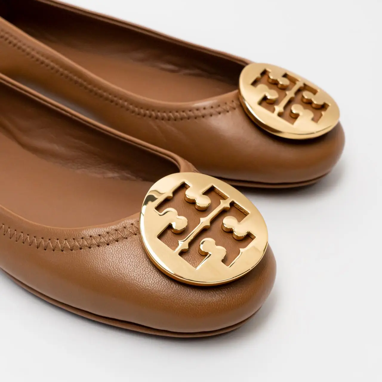 Tory burch minnie travel ballet flat royal tan on sale