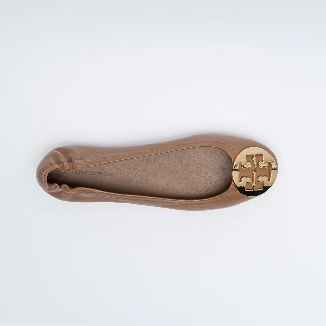★送料・関税込★Tory Burch★MINNIE TRAVEL BALLET WITH LOGO Tory Burch women's Minnie Travel Ballet with Suede Logo Flat