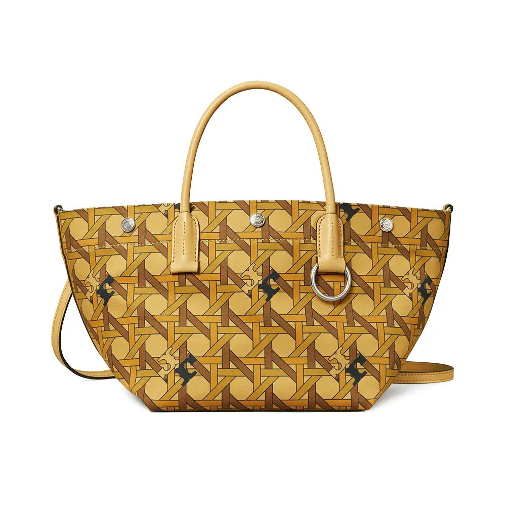 Tory Burch Basketweave Tote Bag Small Canvas Tan Basketweave Tory Burch Basketweave Tote Bag Small Canvas Tan Basketweave