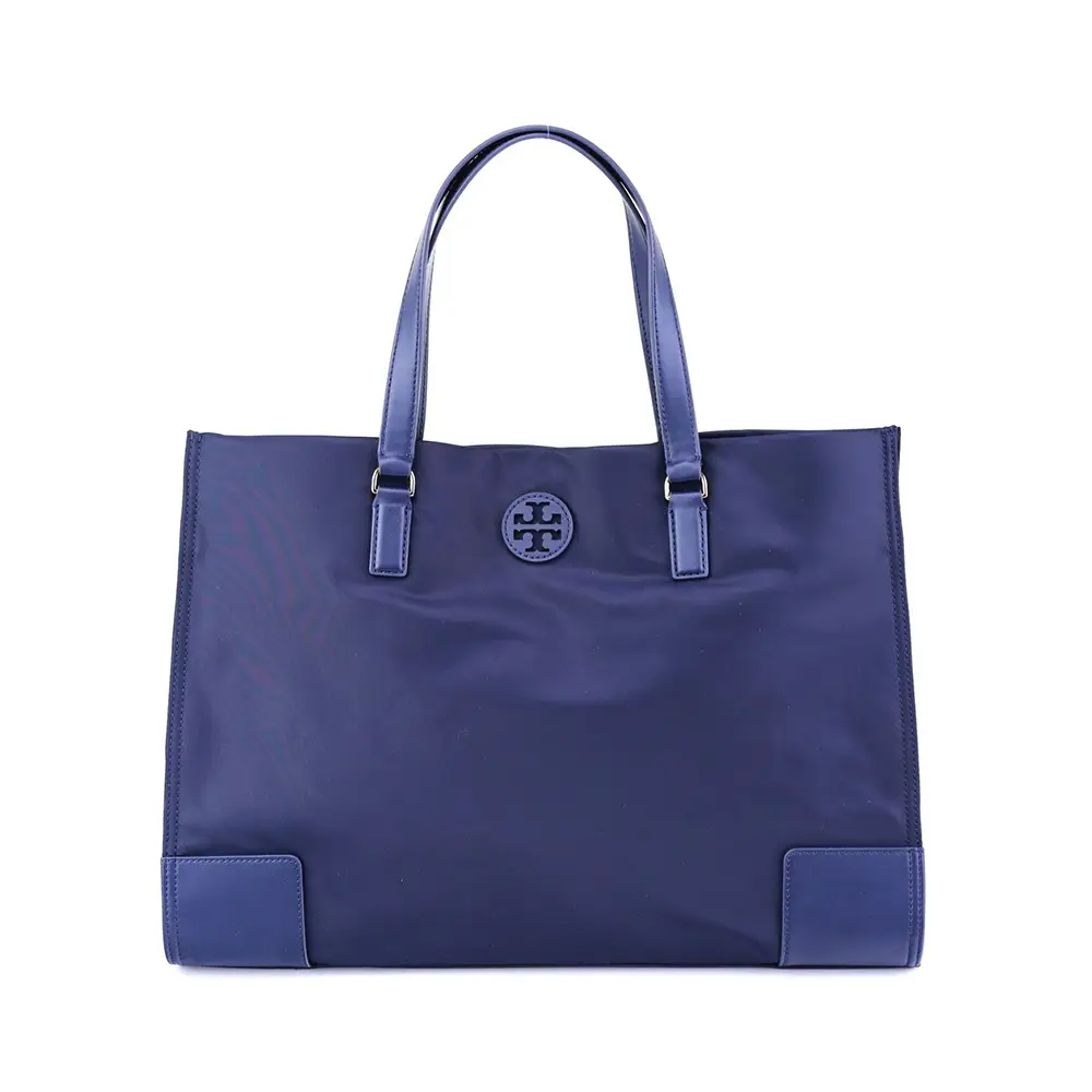 Tory burch ella tote navy blue new arrivals