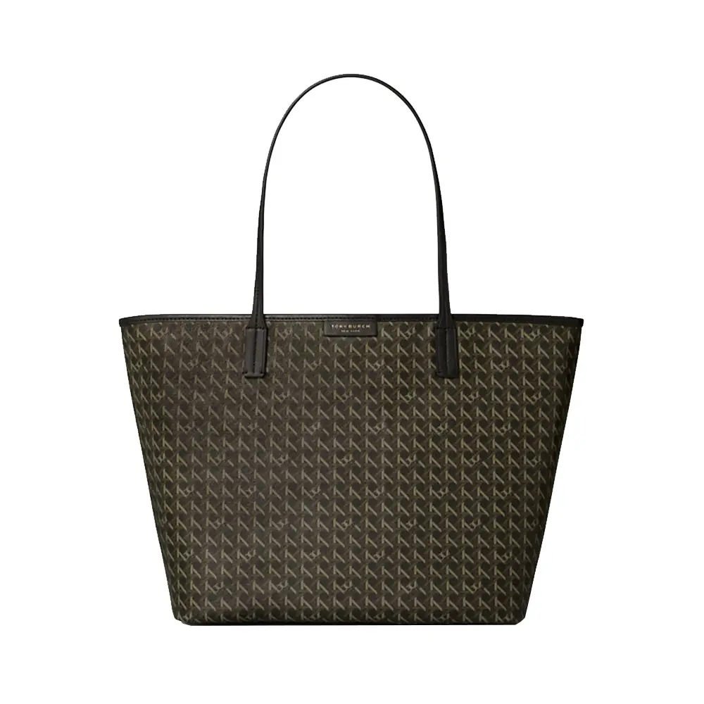 Tory Burch Ella Nylon Large Casual Tote Bag Black – voilà.id