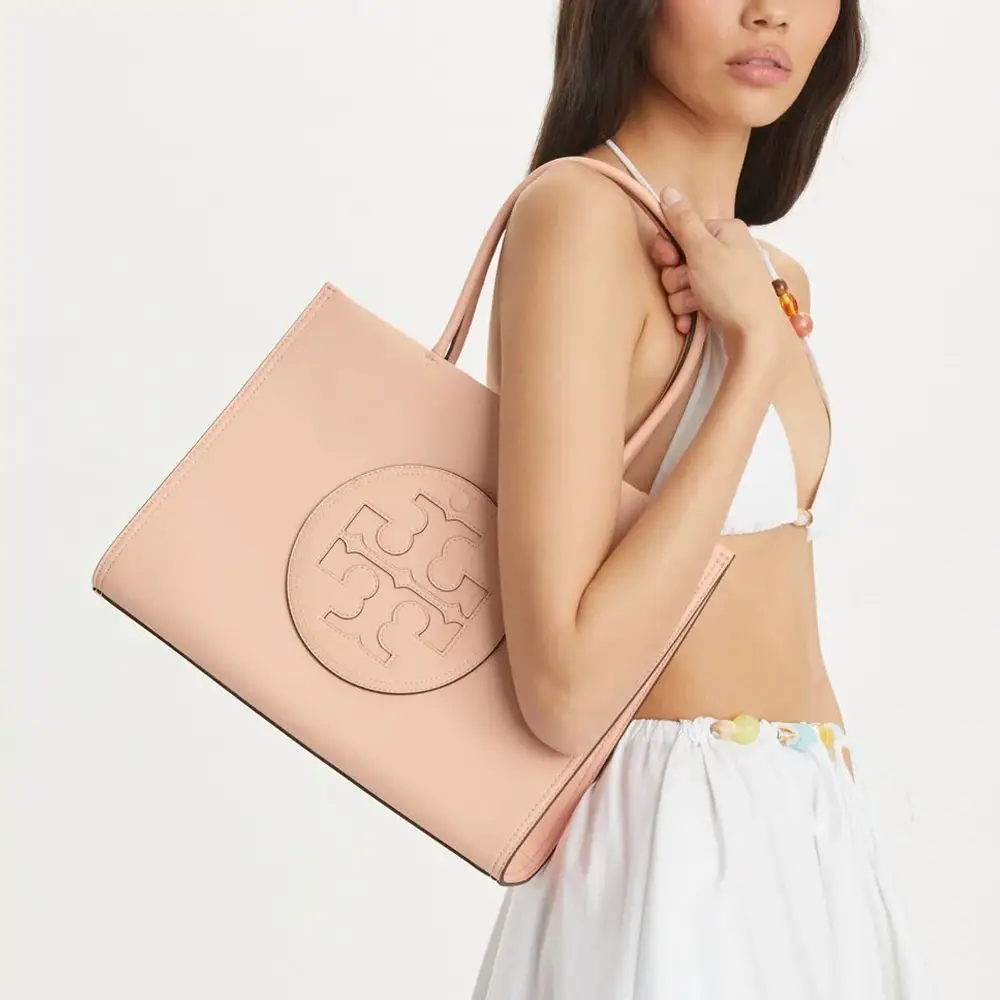 Tory Burch Ella Bio Tote Bag Small Blush – voilà.id