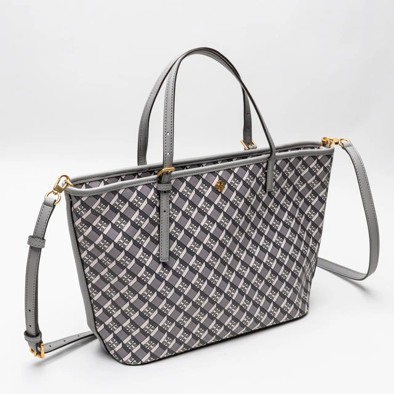 Grey tory burch bag hot sale