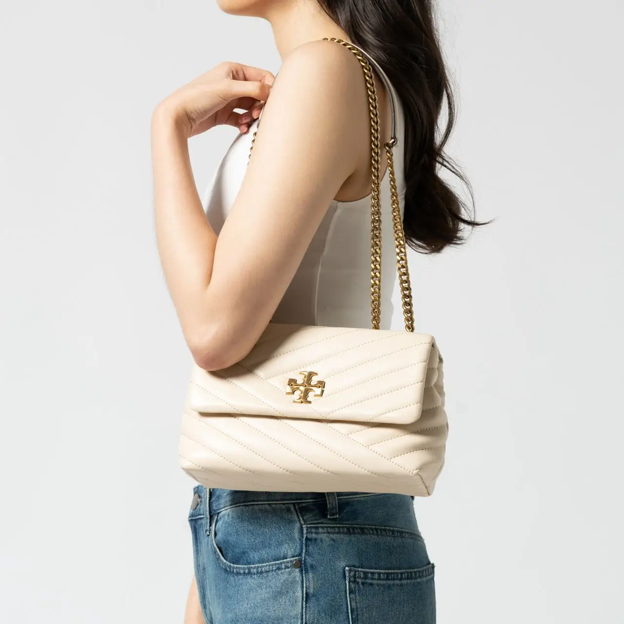 Tory burch chevron purse new arrivals