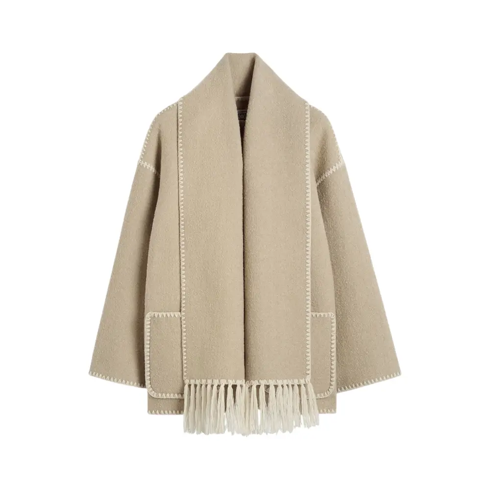 Max Mara Lightweight Cashmere Cape Beige – voilà.id