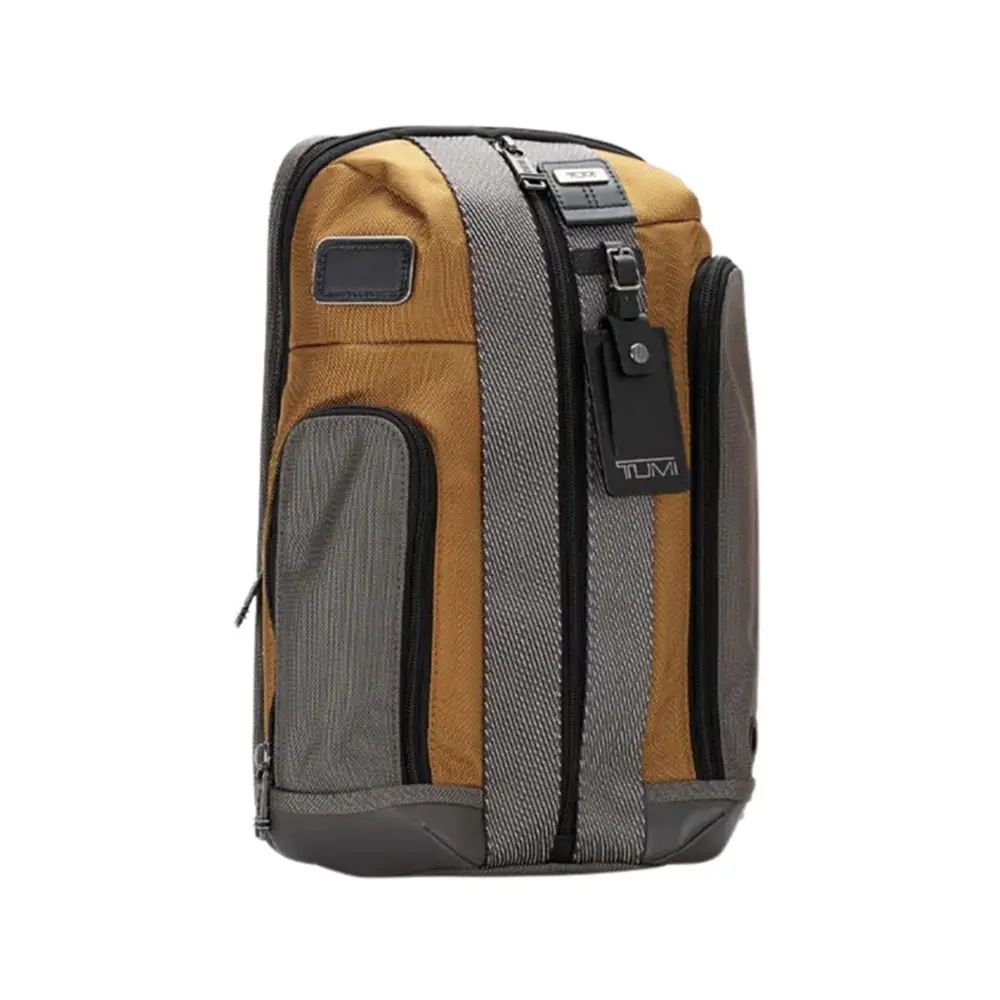 Tumi Higgins Sling Bag Canvas Golden Brown – voilà.id