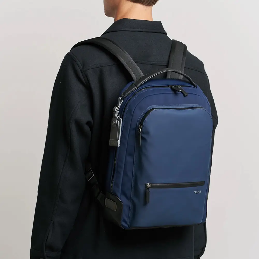 Tumi Harrison Bradner Backpack Navy – voilà.id
