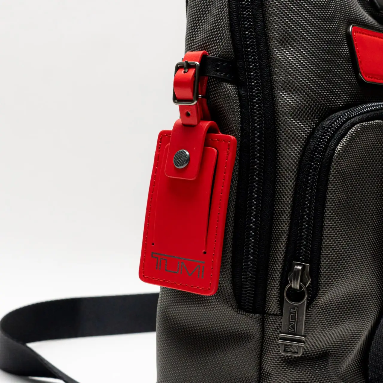 Tumi Fife Slim Sling Bag Grey Red – voilà.id