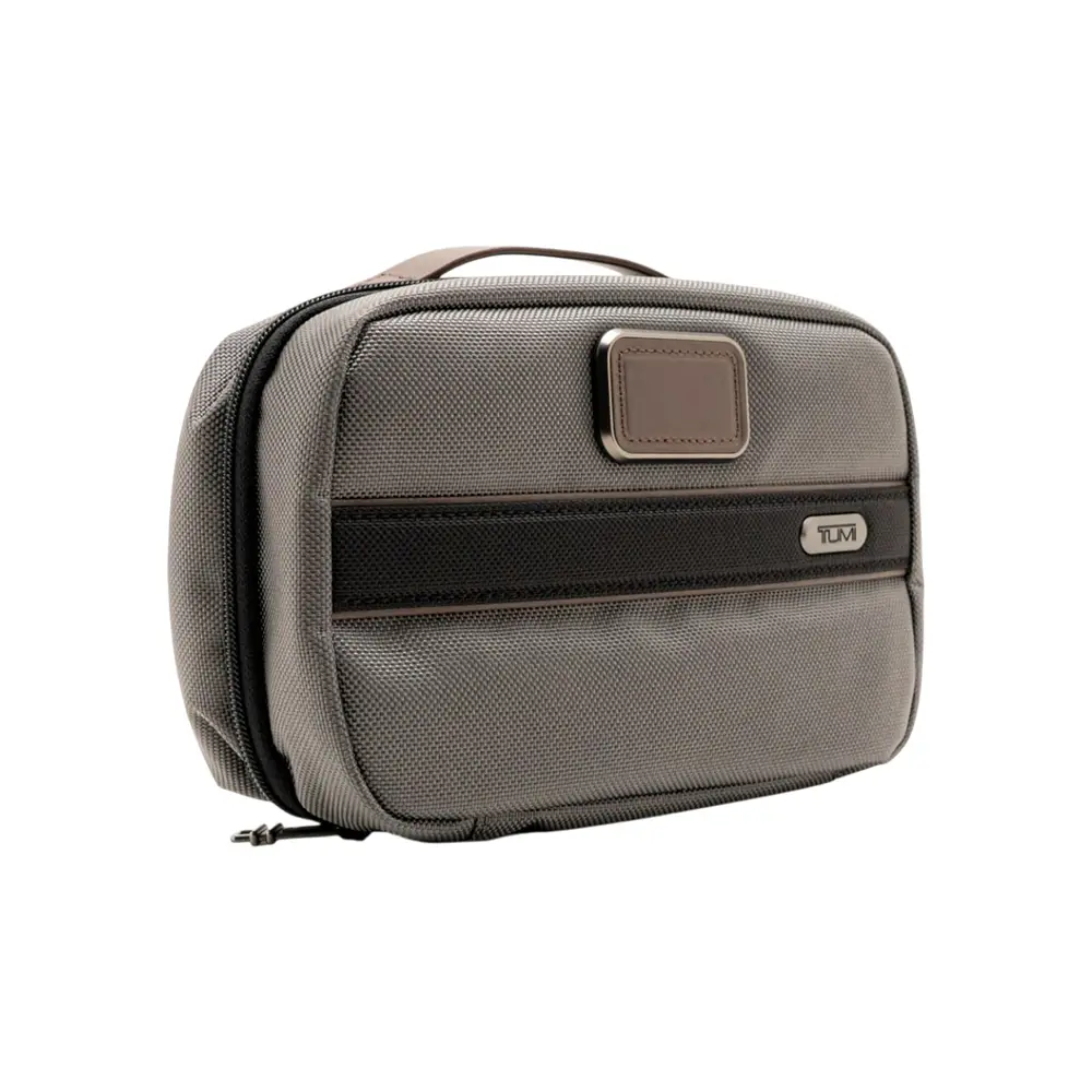 Tumi Split Travel Kit Bag Grey/Brown – voilà.id