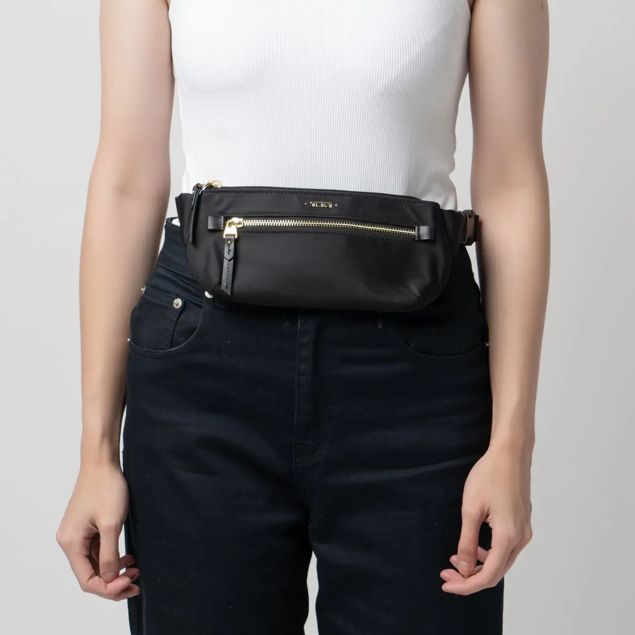 Tumi Mera Slim Waist Pack, retailer black