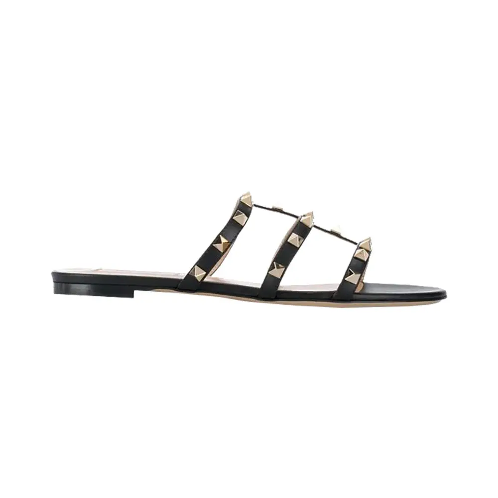 サンダル Valentino Garavani Sandals ロックスタッズ カーフスキン スライドサンダル 60mm for