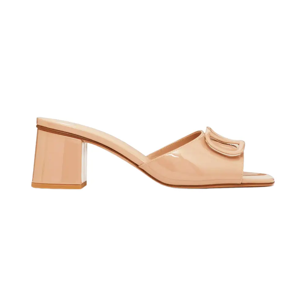 Valentino Garavani Rockstud 60 Chunky Calfskin Leather Heels Valentino Garavani Rockstud 60 Chunky Calfskin Leather Heels