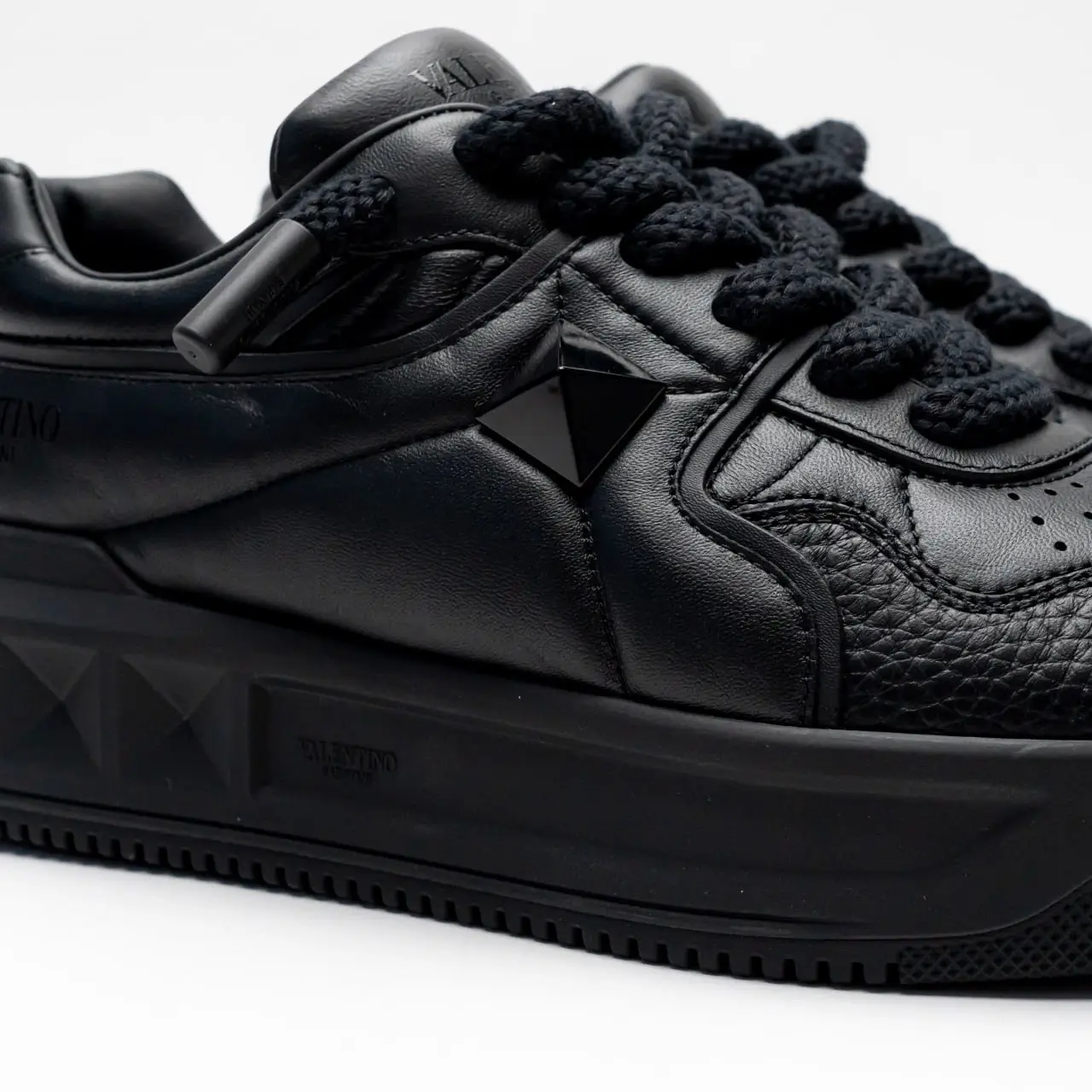 Valentino Garavani One Stud XL Nappa Leather Low-Top Sneaker
