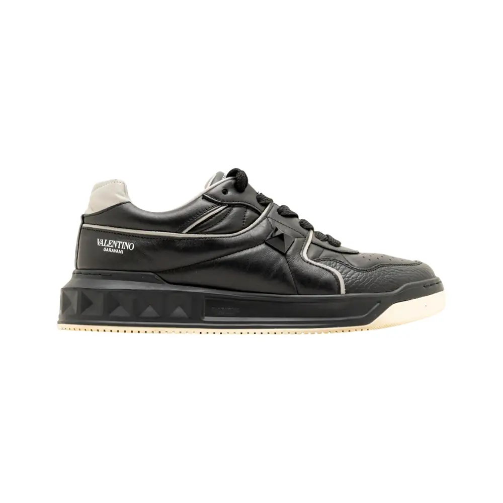Valentino Garavani One Stud Nappa Leather Low-Top Sneaker