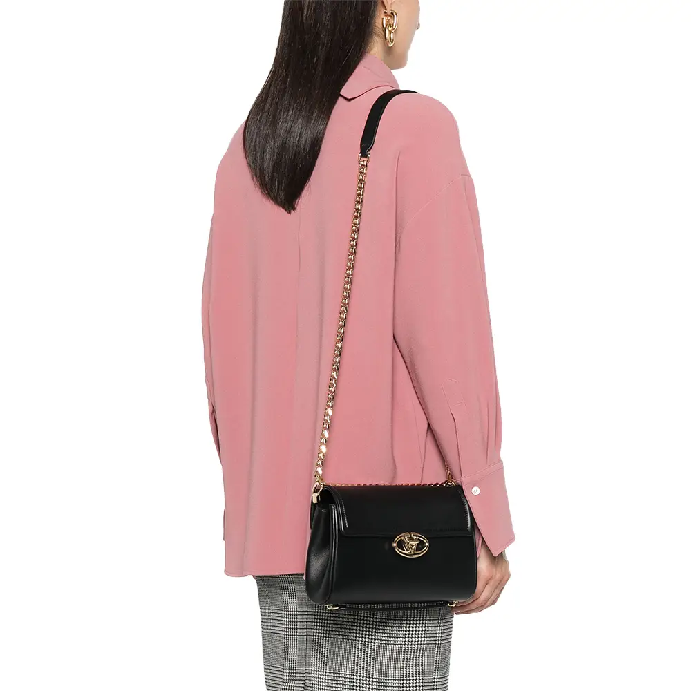 VALENTINO｜ (6W0T0SA9 ZFR 0SM / 6W2T0SA9 ZFR 0SM) Valentino Garavani VLogo Moon shoulder bag for Women - Black