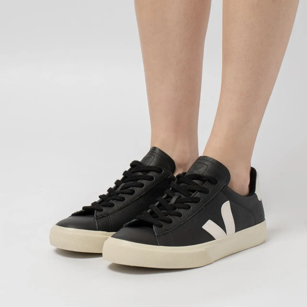 スニーカー VEJA CP0501537U** Sneakers campo chromefree in black and Veja Campo women's sneakers in vegan chromefree leather
