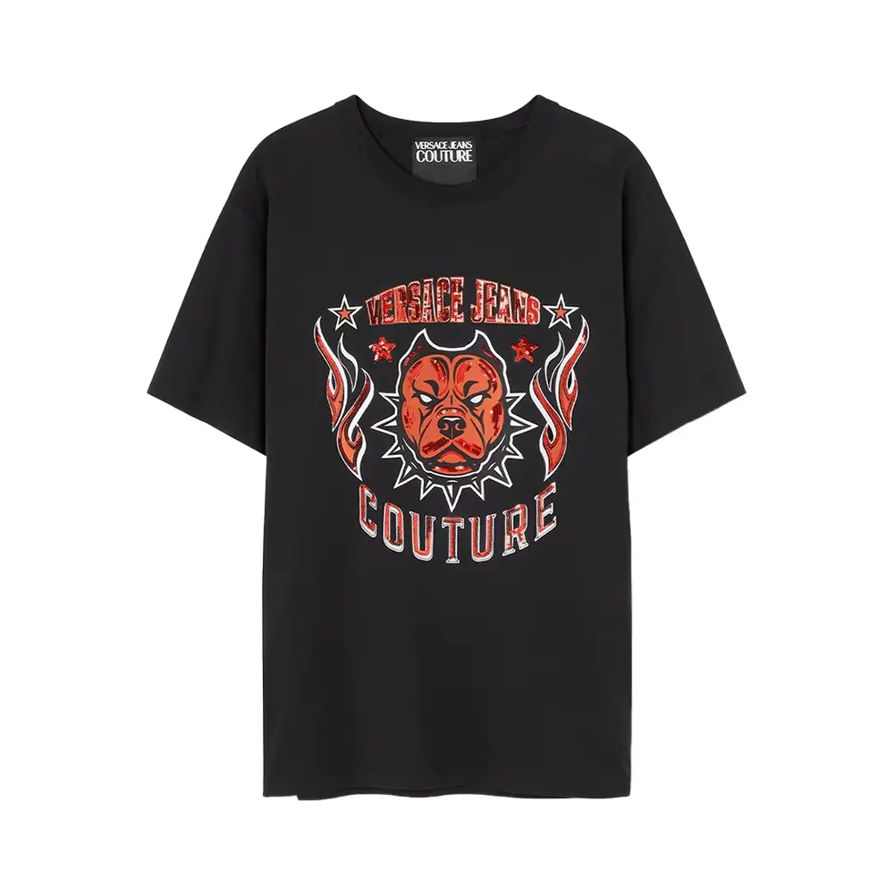 Versace Spray Logo Box T-Shirt Black – voilà.id