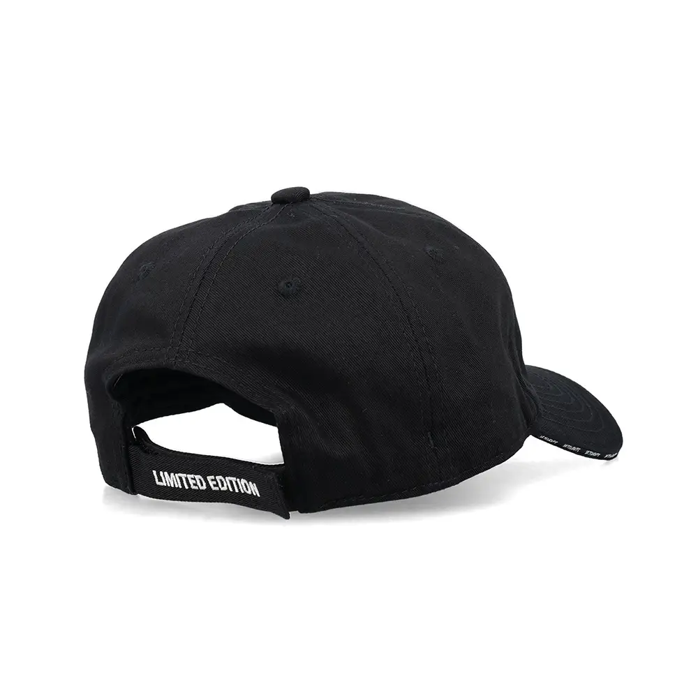 Vetements Logo Embroidered Baseball Cap Black – voilà.id