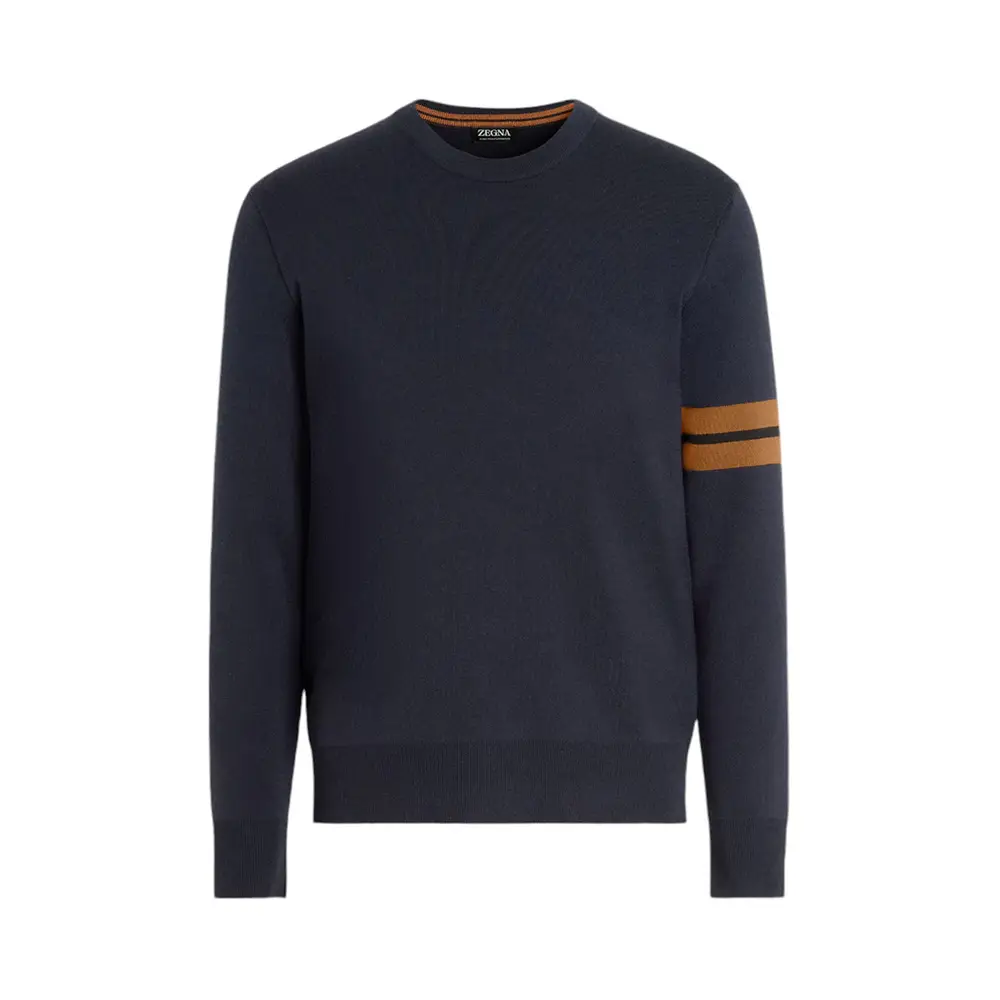 Prada Wool and Cashmere Crewneck Sweater Black – voilà.id