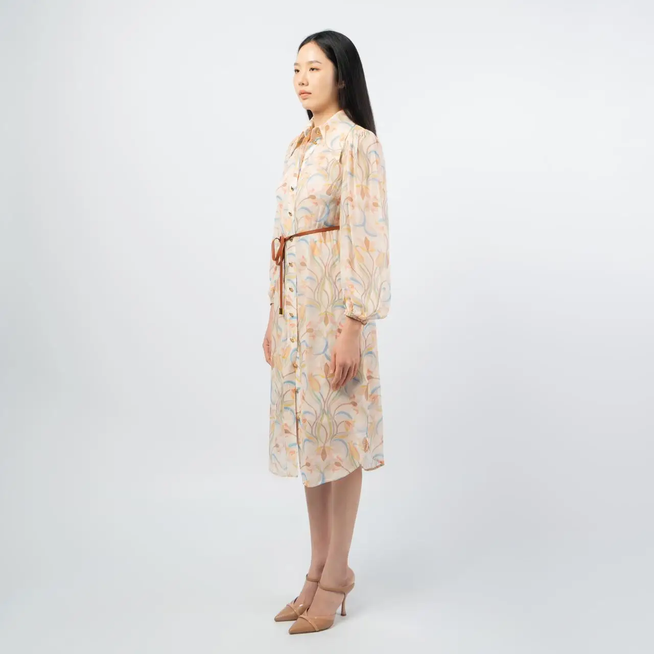 Tシャツ・カットソー Zimmermann FW25 CASCADIAN TUNIC (3203TSS255 TAN) Zimmermann Cascadian Tunic Dress | Shopbop